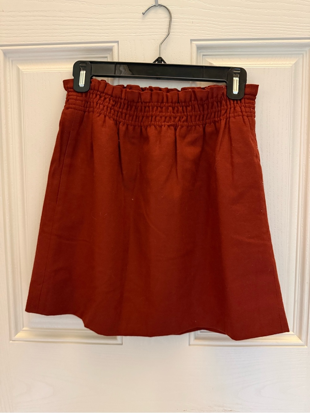 Jcrew elastic -Waist Rust Red Skirt